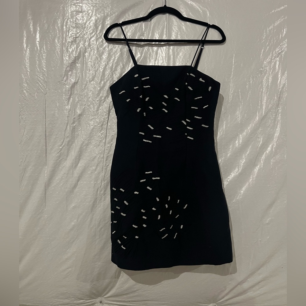 C/MEO COLLECTIVE Navy Blue Mini Dress Size Medium
